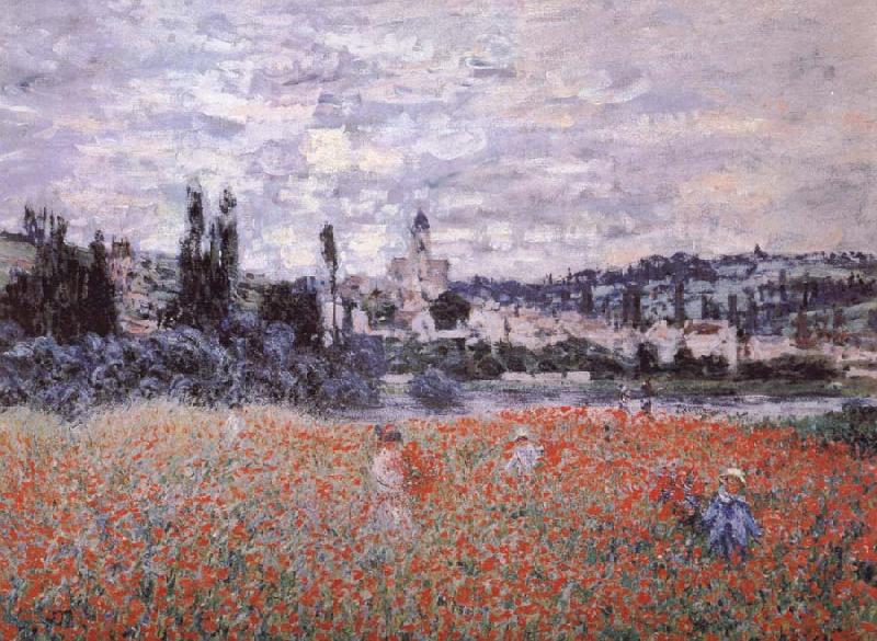 Claude Monet Poppy Field near Vetheuil